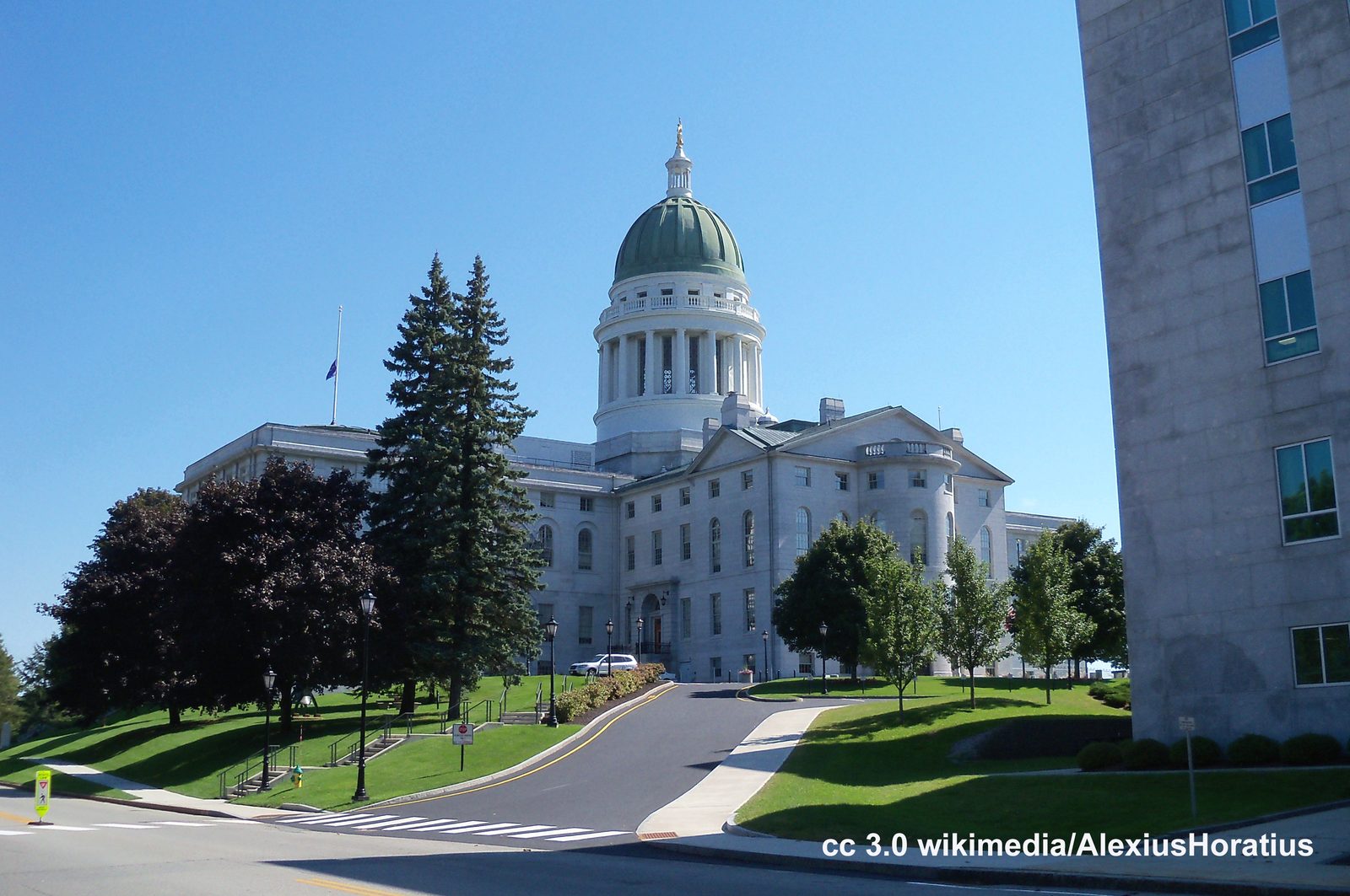 The Maine State House in Augusta